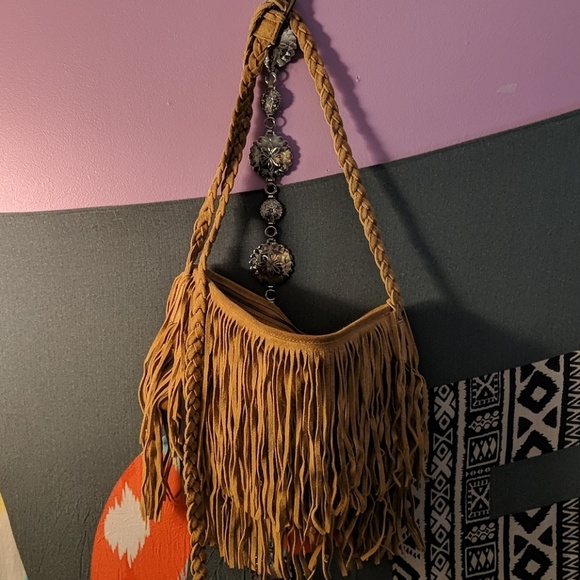 virginia wolf Handbags - Suade Fringe Bag 🖤